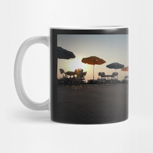 umbrellas on the beach Mug